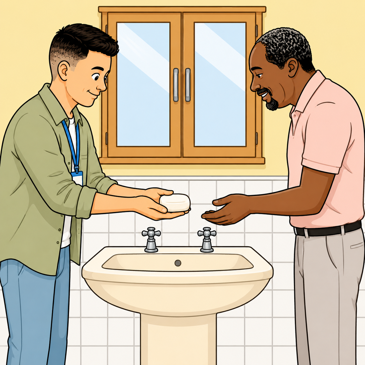 Different ways of cleaning after using the toilet